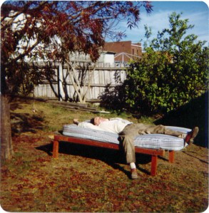 Exhibit C: Dad taking a rest - April 1976