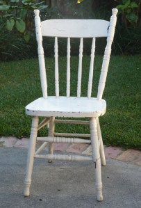 unrestored chair