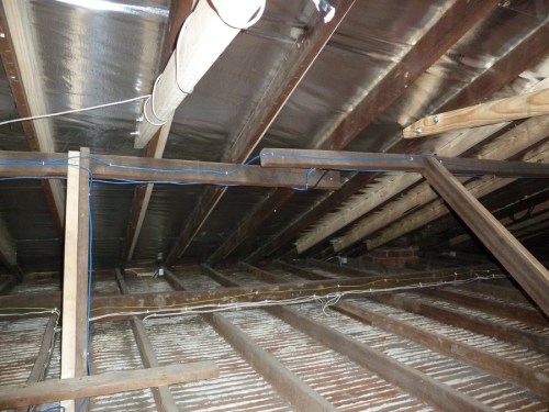 clean roof ready for new insulation