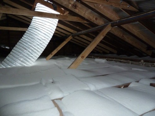 new insulation installed
