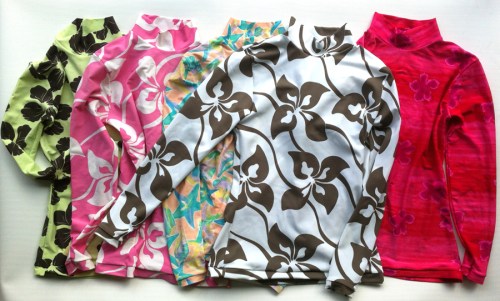 my current rash vest collection