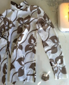 pinning the sleeve and bodice side seams