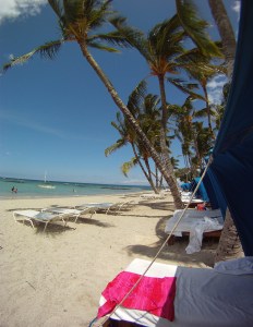 rash vest drying in the sun in hawaii