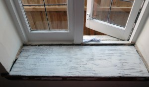 entire surface covered in filled