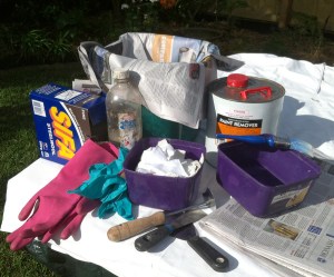 tools needed for stripping paint