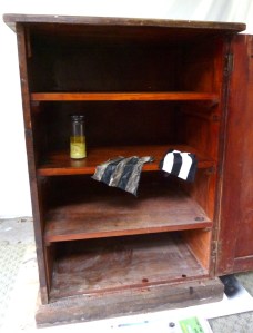 cupboard interior - partially clean