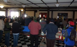 mt buffalo chalet clearing auction - inside cafe