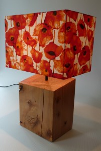 lamp completed - front view
