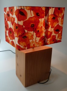 lamp completed - rear view