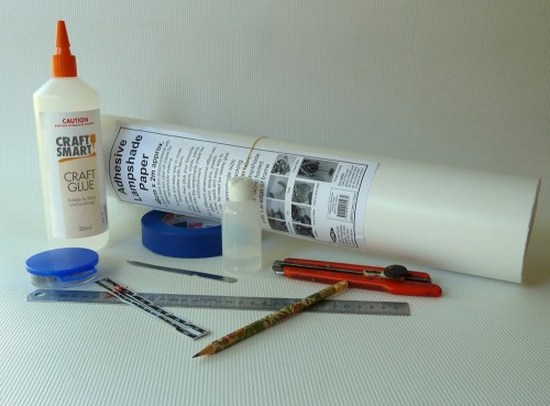 tools for covering lampshade