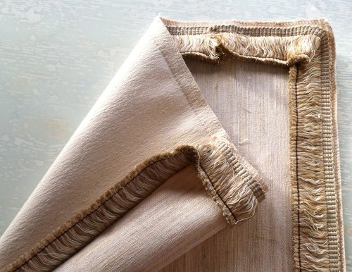 fringing stitched on