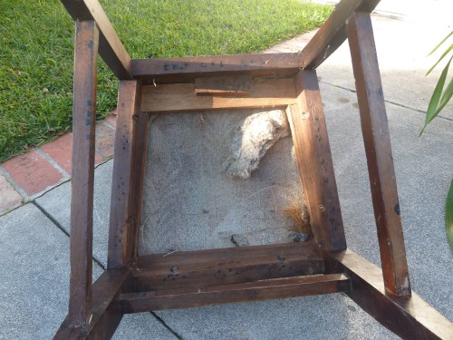 original chair - underside