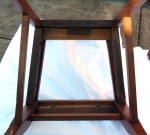 underside of restored chair not upholstered