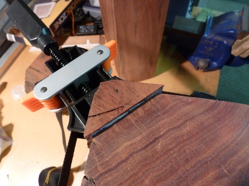 gluing and clamping patch