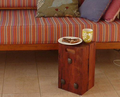 side table in action