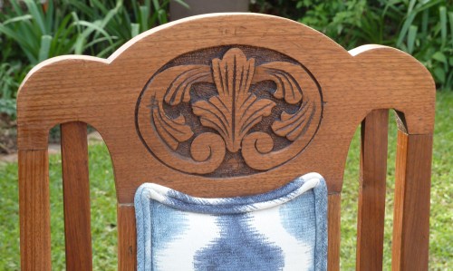 chair backrest detail finished